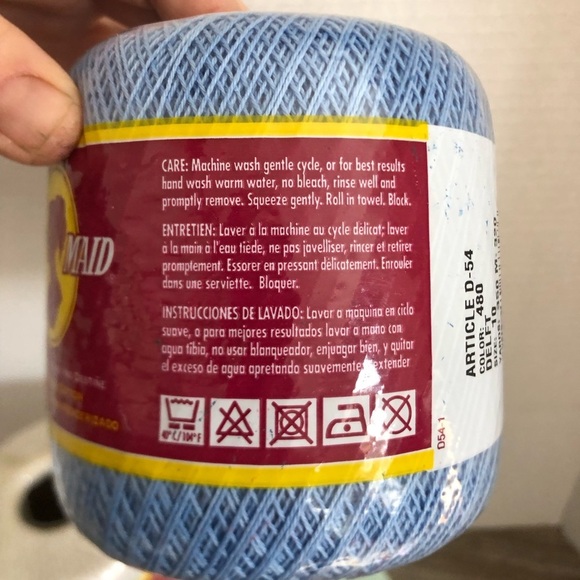 Vtg South Maid Mercerised Cotton Yarn - Picture 5 of 15